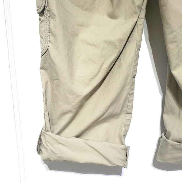 c a r g o : Caslon Khaki Cargo Pants Capri Pants - Picture 6 of 12